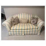 Traditional Upholstered Goose Down LOVESEAT