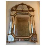 Italian glass mirror