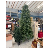 A 9ft Christmas tree, a small portion of the holiday decor available.