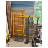 Scaffolding equipment and hunting stands.