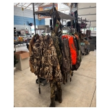 A variety of hunting apparel.