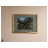 HENRI ROUSSEAU "Jungel Sunset Framed Art Print