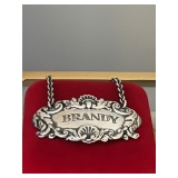 Sterling Silver Brandy Label Tag