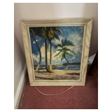 Mid-Century Beach Scene
