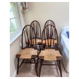 Windsor Rush Antique Chairs  