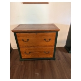 Two drawer matching file cabinet