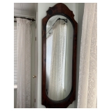 Large wood mirror