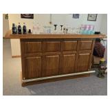Bar w/brass railing