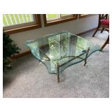 Glass & Bronze Table