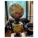 Antique parlor lamps (2)