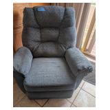 Blue recliner