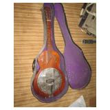 Basement:  Resonator guitar chrome cover