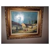 Living Room:  Painting by Nagy Anity (Hungarian Artist)