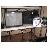 Basement:  Fender Blues Junior Amp pr-295, Peavey Bag, Elvis & Dylan Music