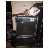 Basement:  Acoustic Speakers Model 220, ReSounder Guitar 