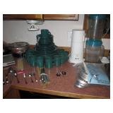 Kitchen:  Green Plates, Cups, Saucers, etc.  