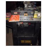 Garage:  Craftsman Rotor w/Table