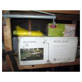 Garage:  New in the Box Out Door Patio Lamp 