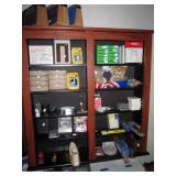 Upstairs Bedroom Right: Staples, Scotch tape, Paper clips, Rubber Bands, Staplers, etc