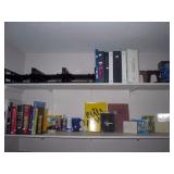 Upstairs Bedroom Right: Paper Trays, Note Books, Dog Training Books, Cartoon Book by  Peter Armo