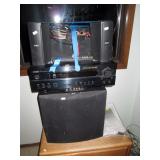 Upstairs Bedroom Left: Yamaha RX--V620 Receiver w/Remote, Boston Acoustics Micro 90X, 90c, Subwoofer