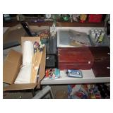 UpStairs Center Bedroom:  Art Stuff (Brush