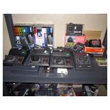 Basement:  7 Transformers-Lionel 1.8 , MRC Tech 2, Railpower 1300, Spectrum Magnum, Circuitron bd-1 