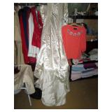 Back Bed Room:  Vintage Wedding Dress, Bob Ma