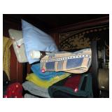 Back Bed Room:  Pillows, Blankets
