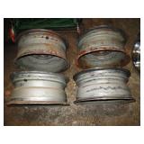 Basement:4 Rally Rims  Chevrolet (Owner had a Chevelle)