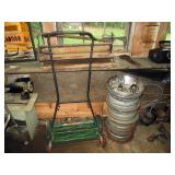 Basement:  Scotts 20" Mower, 4 Rims Chevy