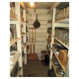 Basement Pantry:  Wood Crutches, 
