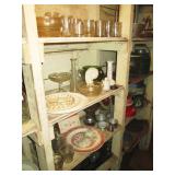 Basement Pantry: Glasses, Plates, Vases