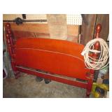 Basement:  Wood Bed Head & Foot Board