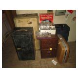 Bed Room Left: Trunks, File Suit Cases, Rocks, CDs 