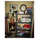 Living Room: Games-Monopoly-Sorry-Pay Day, Clock, Plant Stand, Plant, 