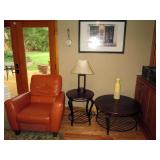 Family Room: Leather Chair, Bernhardt Furniture