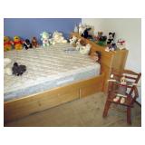 Upstairs  3rd Right Bedroom Left: Twin Bed, Stuffed Animals