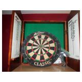 Upstairs 1st Left Bedroom Left: Accudart Dart Board with Darts