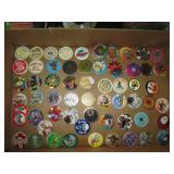 Upstairs 1st Left Bedroom Left:  Pogs-98, 4 Slammers 4, (Buzz Saw 14kt ), Eliminator, Eight Ball, 