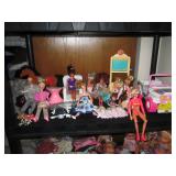 Upstairs 2nd Center Bedroom Left: Barbies, Jeep, Ken, Stuff