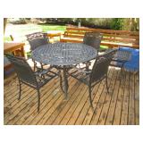 Back Deck: Deck Table w/4 Chairs