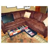 Family Room: More Books, RCA 26" TV, Corner Couch