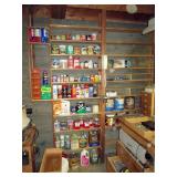 Tool Room: Chems, Paint, Glaze and a bunch of stuff