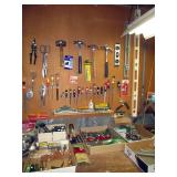 Tool Room: Hammers, Screw Drivers, Levels 