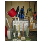 Large Storage Room:  Roll a Way Bed, Vacuums, Life Jackets 