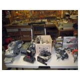 Tool Room: Vintage Craftsman & Black & Decker Power Tools, Drills, Sabra Saw, Palm & Belt Sander, 
