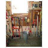 Garage: Garden Tools, Hand Cart