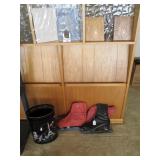 Living Room:  Poodle  Waste Basket, Men