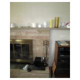 Living Room:  Vases, Fire Place Tools